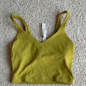 Size 4 Align Tank Yellow/Green excellent condition